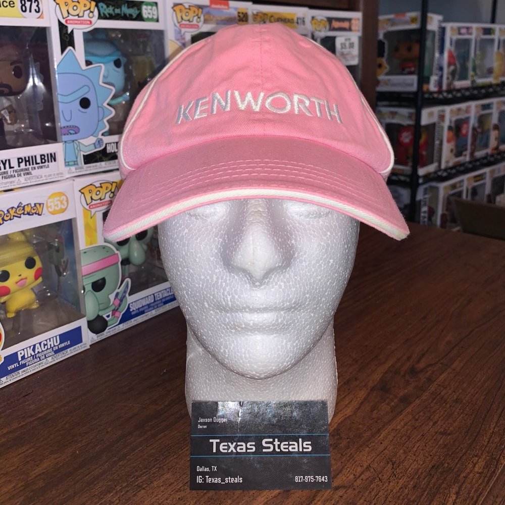 Kenworth Pink White Hat